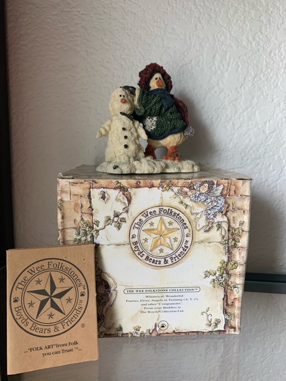 Boyds Bears Gaston Coldfin "The Masterpiece" Figurine Wee Folkstone  #36801